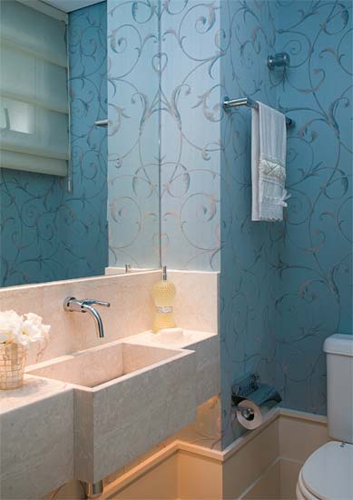 decoracao lavabo papel de parede:Lavabos!!! – Jeito de Casa – Blog de Decoração decoracao lavabo papel de parede:Lavabos!!! – Jeito de Casa – Blog de Decoração