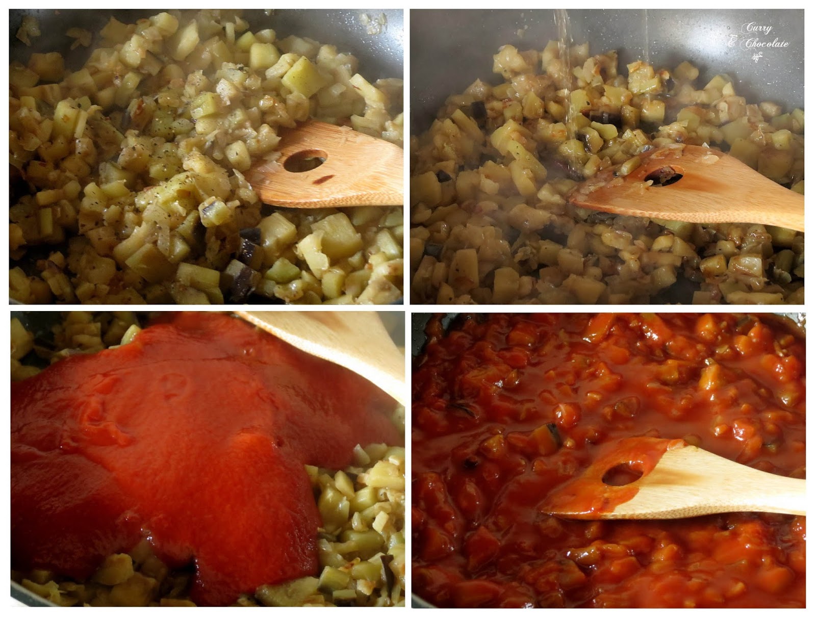 Preparando la salsa Preparando la salsa