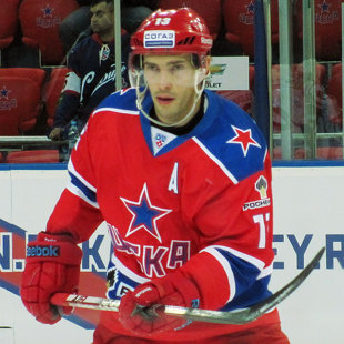 Pavel Datsyuk n'exclut pas la possibilité de terminer sa carrière en KHL Datsyuk_in+CSKA_jersey