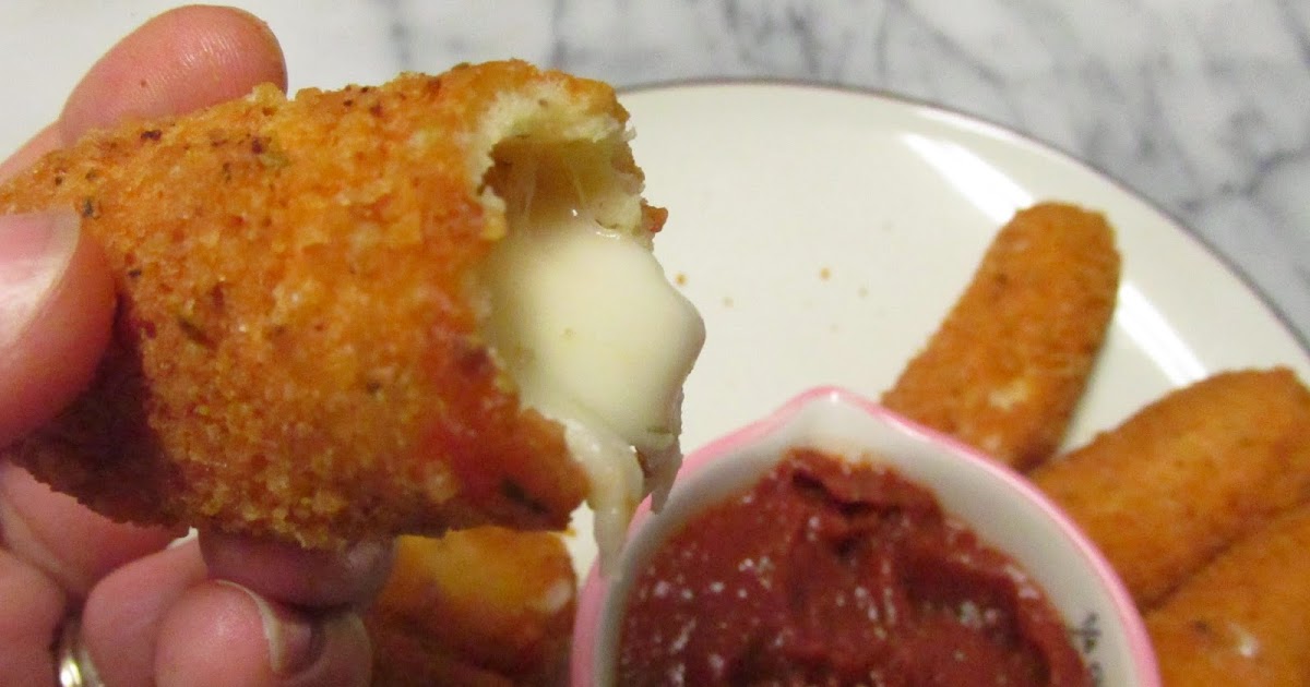 Raving, Hot Cuisine Low Carb Fried Mozzarella Sticks