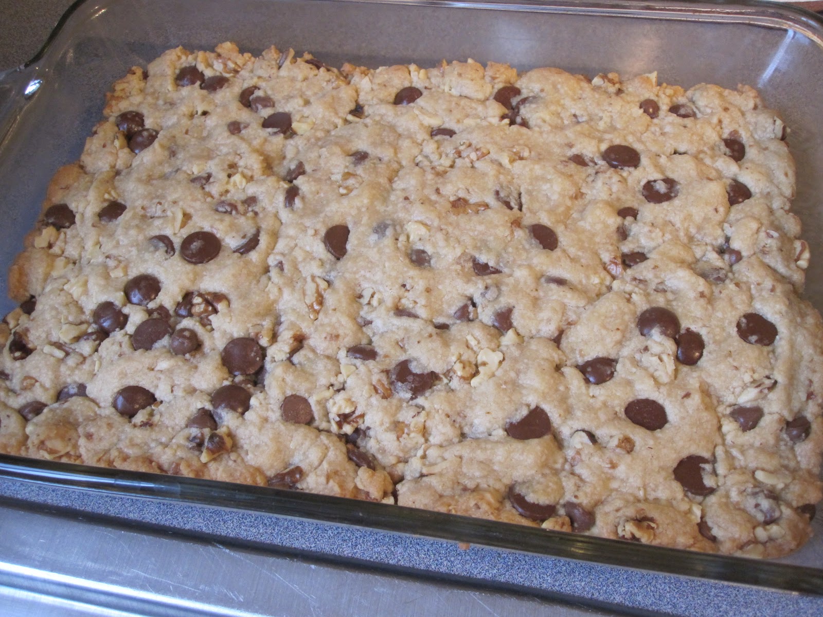 Chocolate Chip Nut Bars