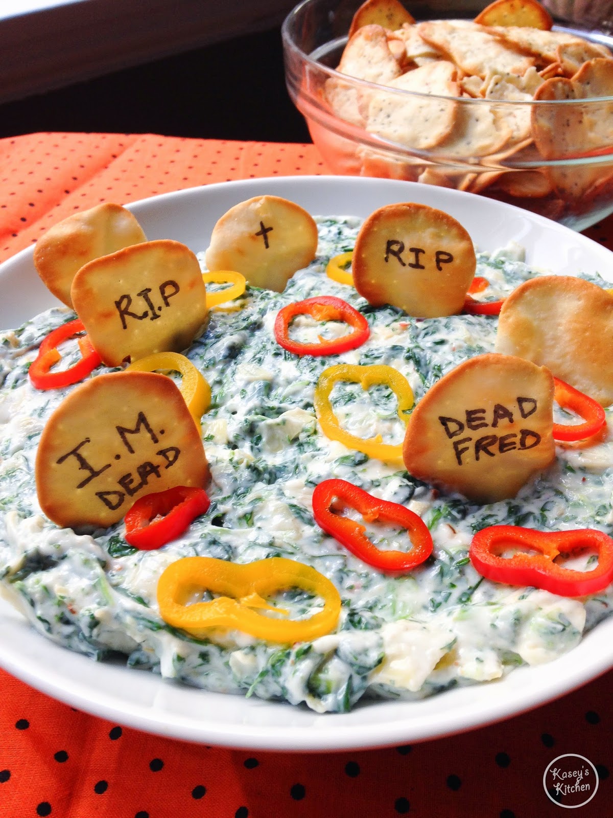 Kasey's Kitchen Halloween Graveyard Dip Recipe