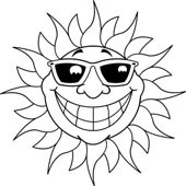 Sun Clipart Black