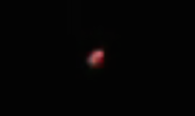 Red UFO Red Glowing UFO Caught Above New York 2015, UFO Sightings