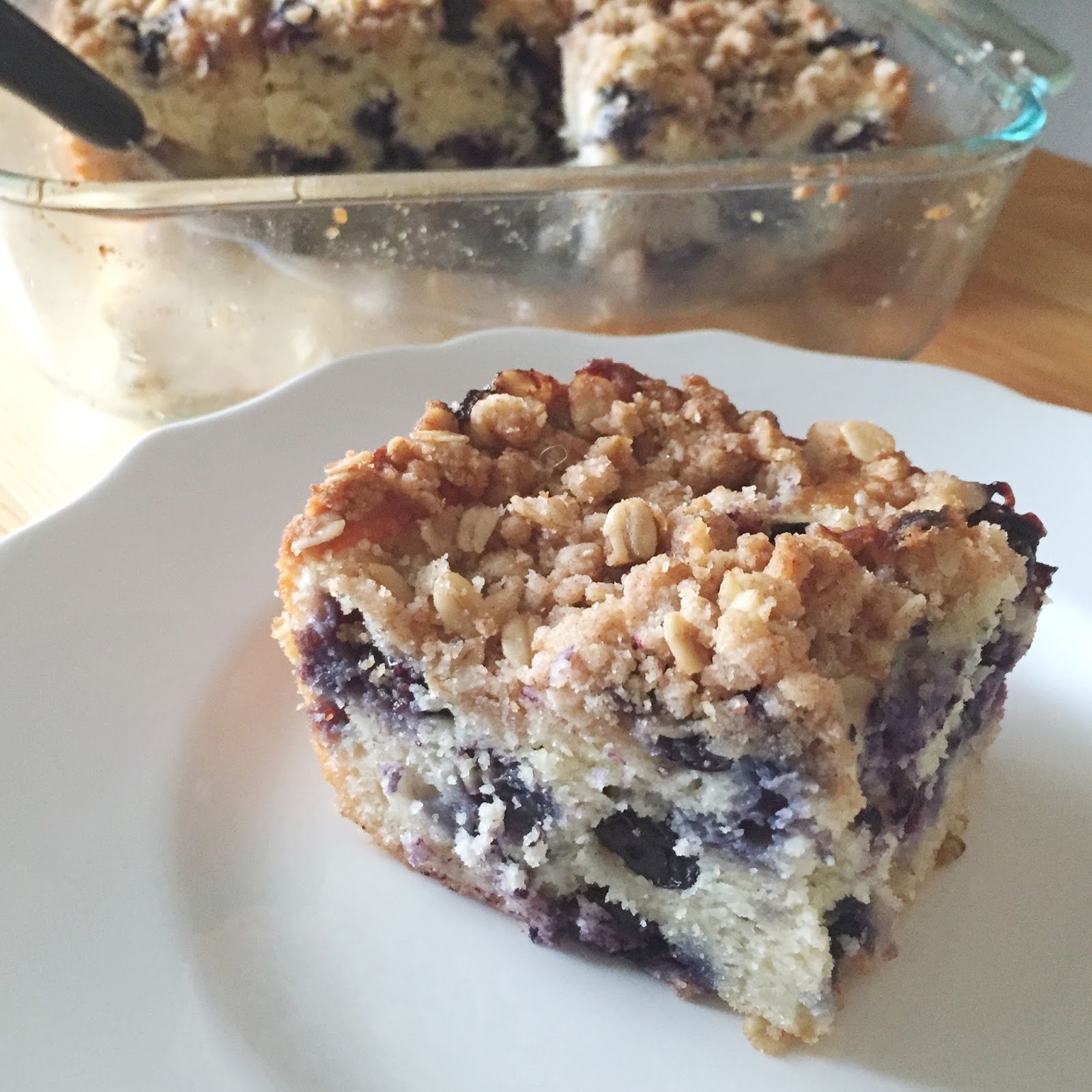 Life Alaskan Style Blueberry OatCrumble Coffee Cake