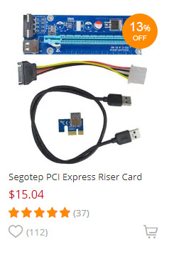 Segotep PCI Express Riser Card