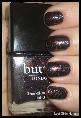 butter london dark knight swatches and review