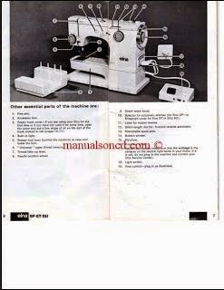 ELNA CARINA SEWING MACHINE MANUAL