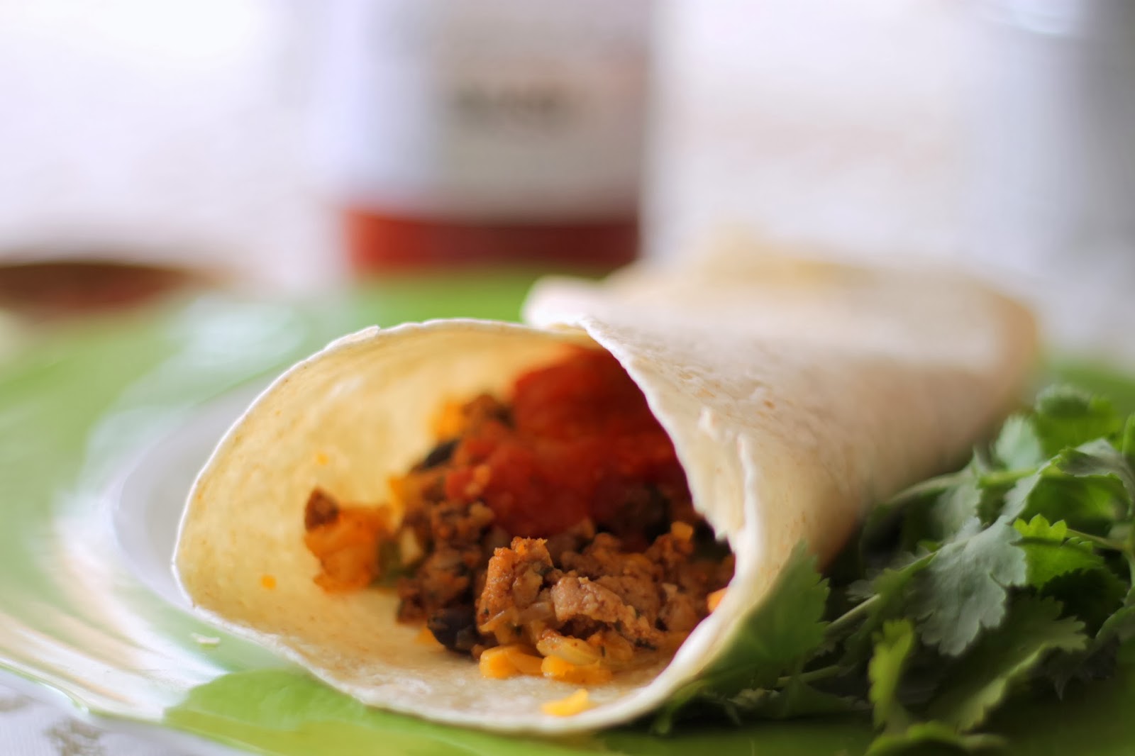 Brunch N' Cupcakes {Dinner Black Bean Turkey Tacos}