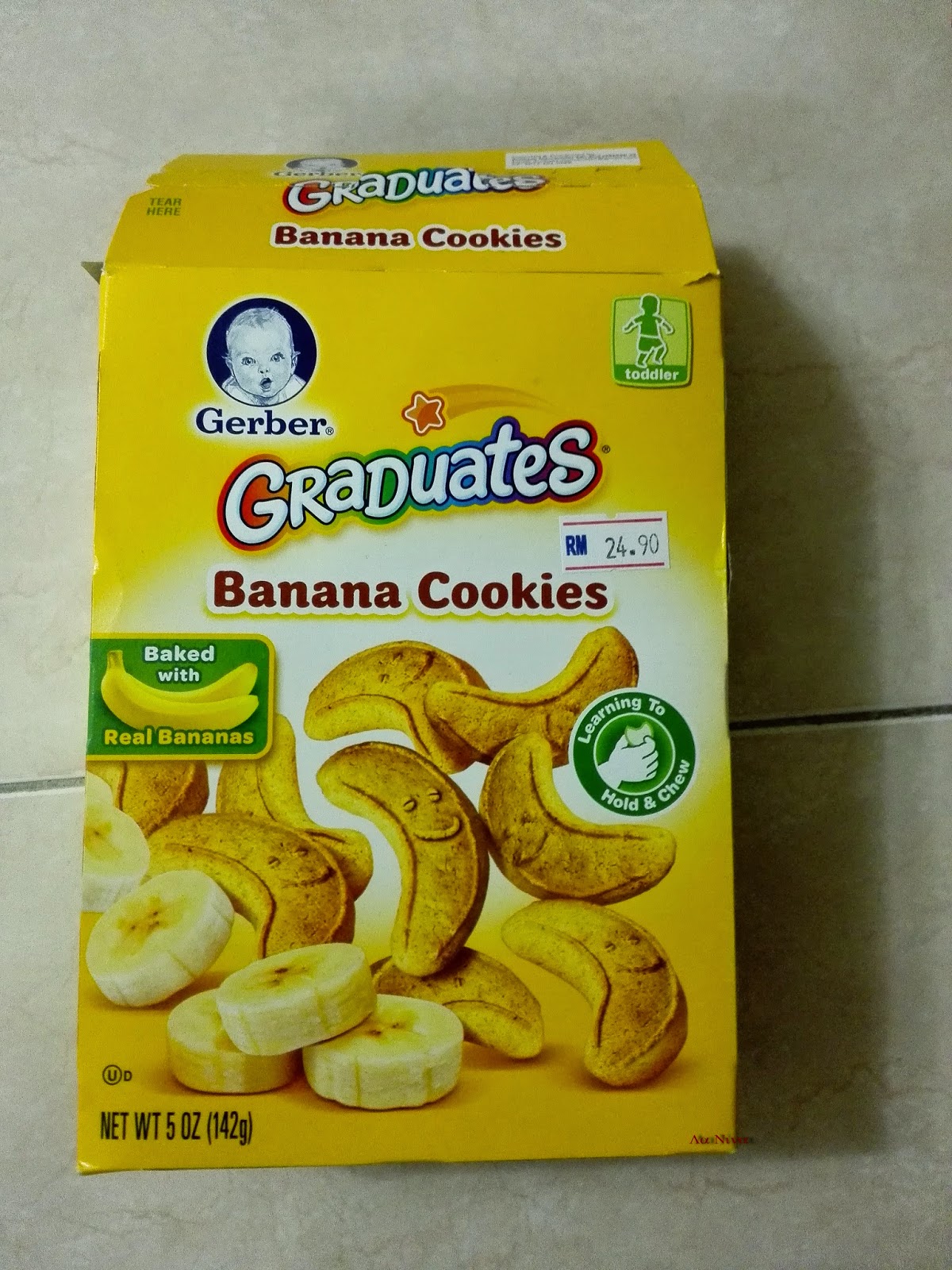 Adventures of lil Munchkin Gerber Graduates Banana Cookies