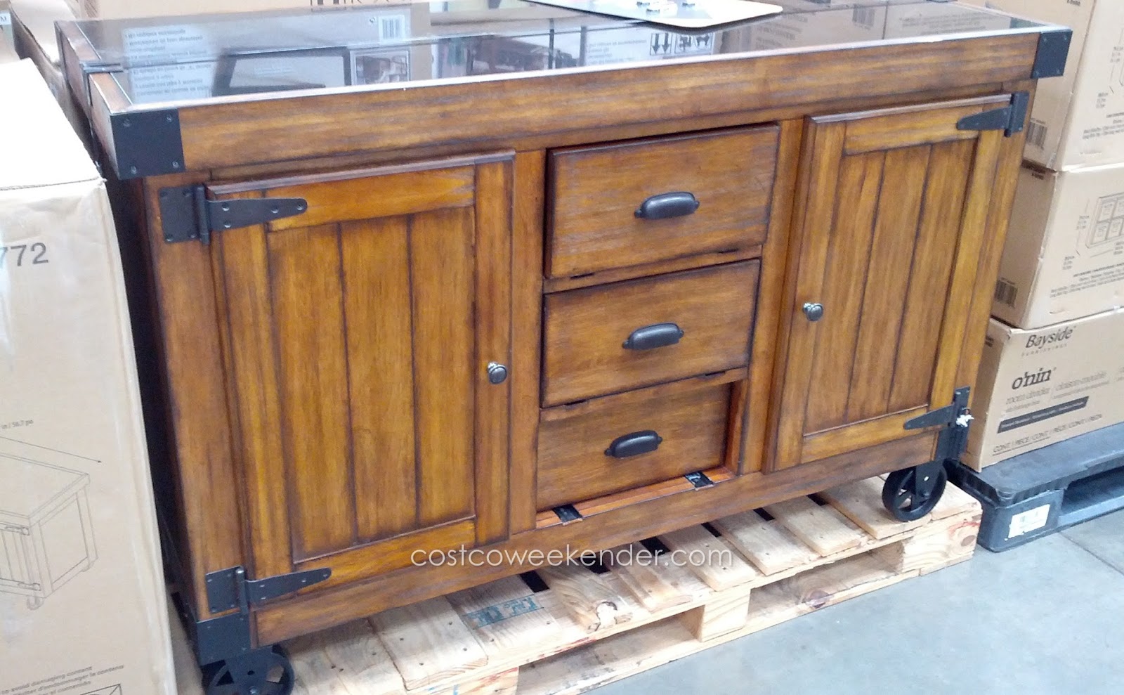 Regal Living Whitman Kitchen Cart Costco Weekender