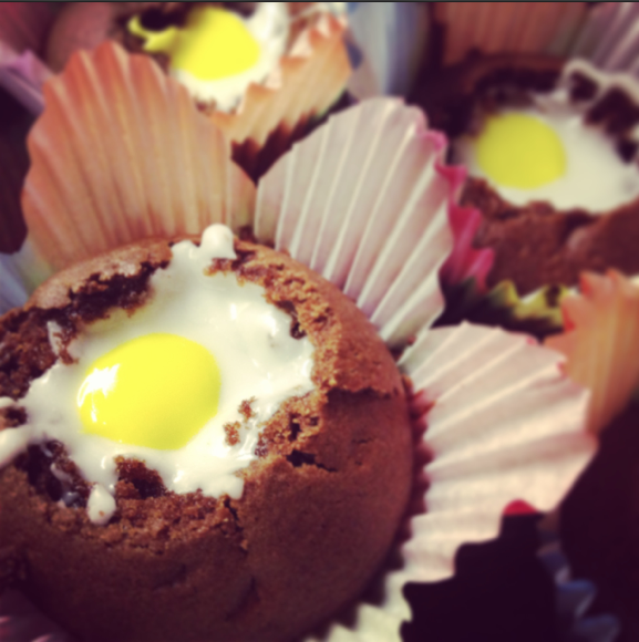 Cakes for Dorothy Creme Egg Muffins.