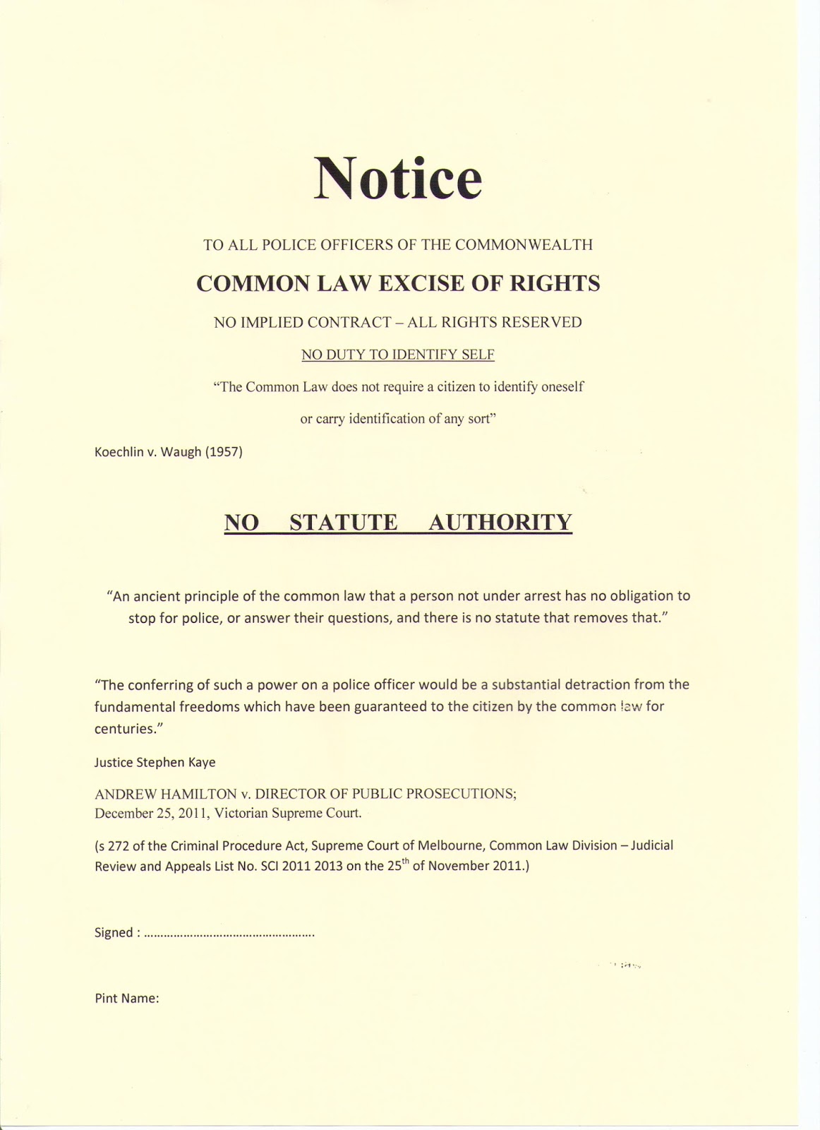 corporate australia no need to stop for police australian business letter template