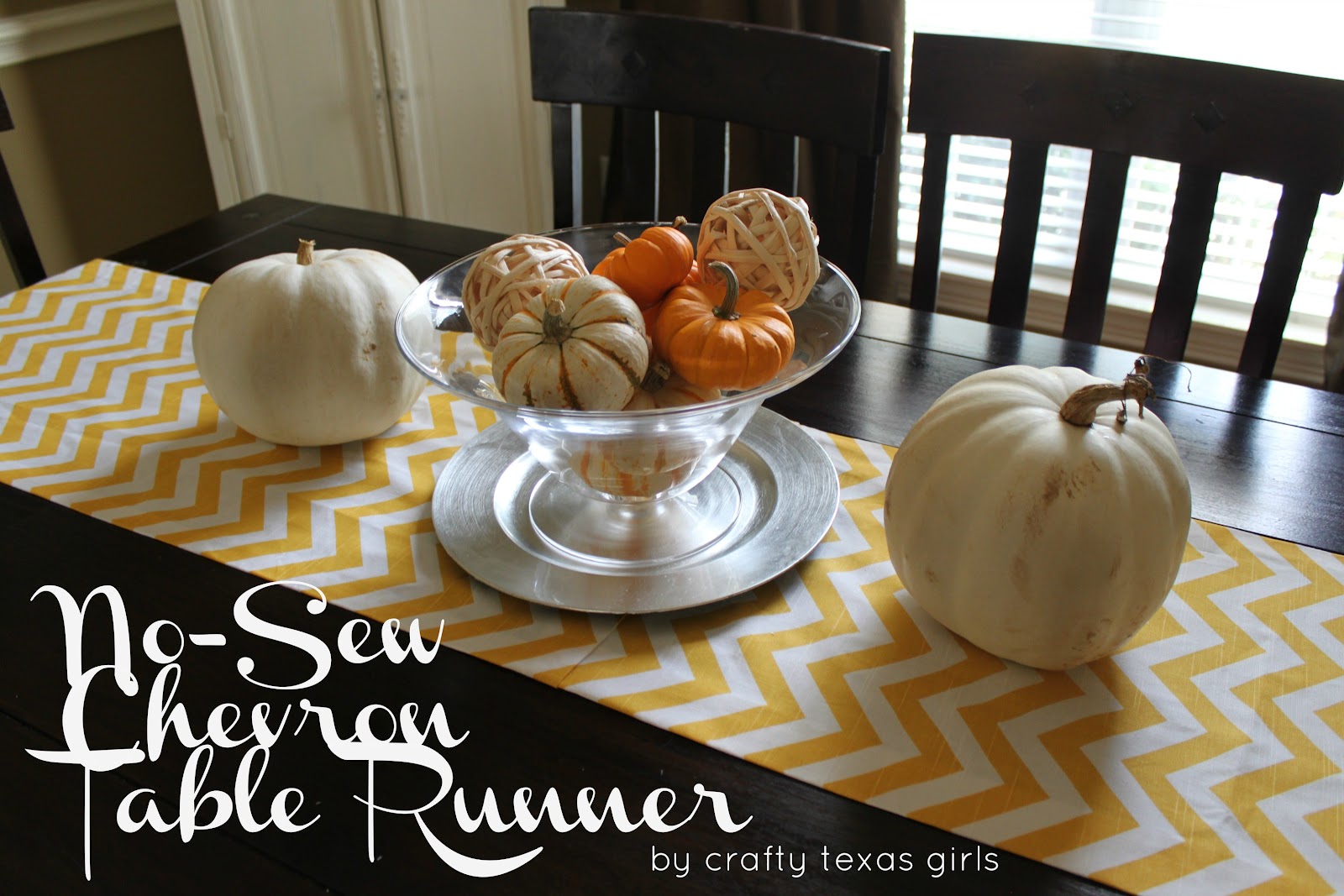 Crafty Texas Girls Crafty Howto NoSew Table Runner