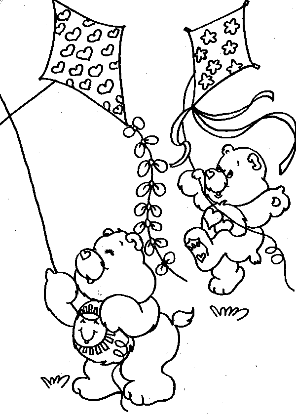 Care Bears Coloring Pages | Team colors