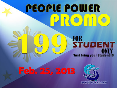 Splash Island People Power Promo 2013 Splash Island People Power Promo 2013