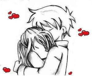 Back Hug Anime