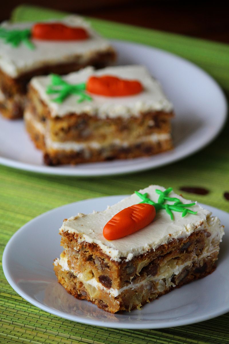 ciasto marchewkowe z kremem