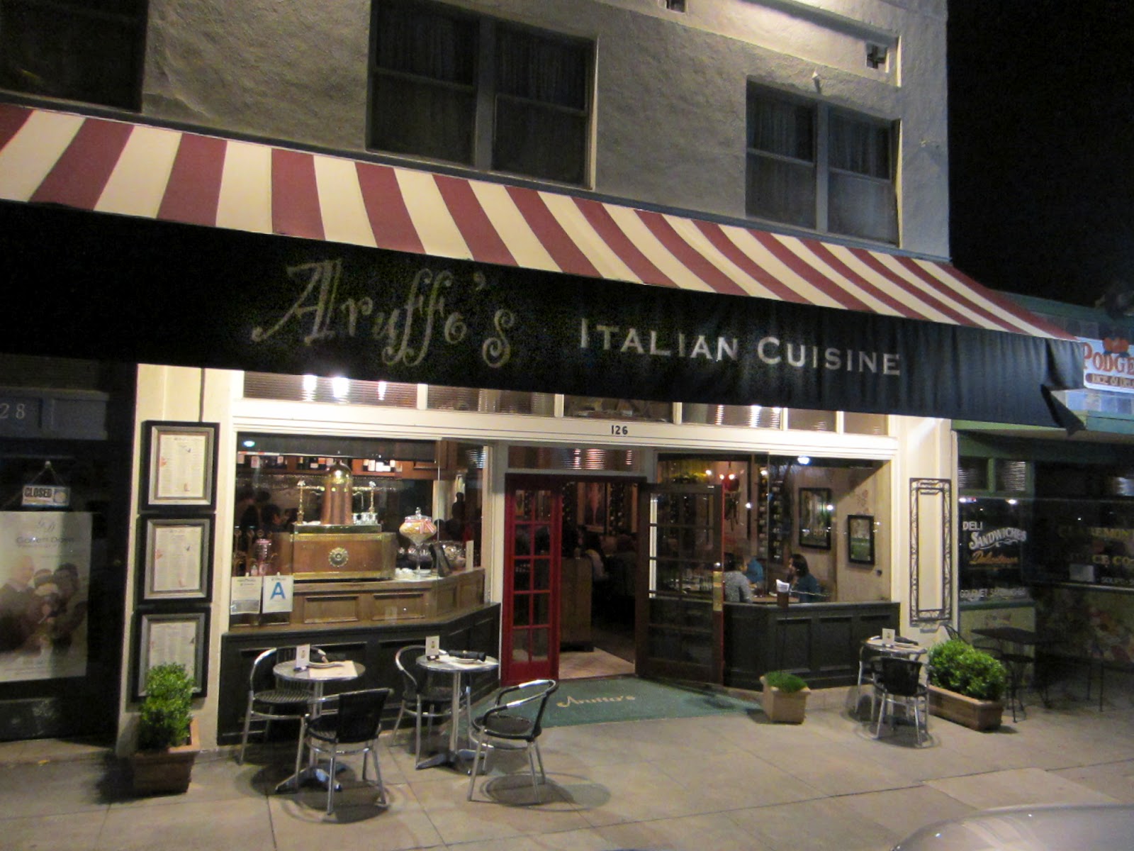 Oh, The Places We Went Aruffo's Italian Cuisine in Claremont, CA