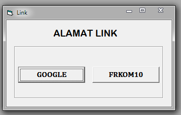 Membuat Link Visual Basic | cara membuat link pada visual basic frkom10 Membuat Link Visual Basic | cara membuat link pada visual basic frkom10