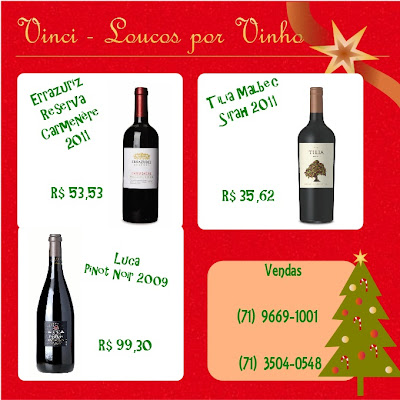 Sugestões de Natal: Vinci - Loucos por Vinho