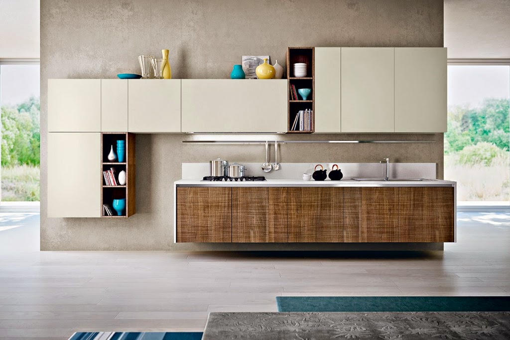 50 ideas de cómo combinar los colores en la cocina cocinas con ... Los mejores diseños de enchape con cenefa para cocina en una cocina integral
