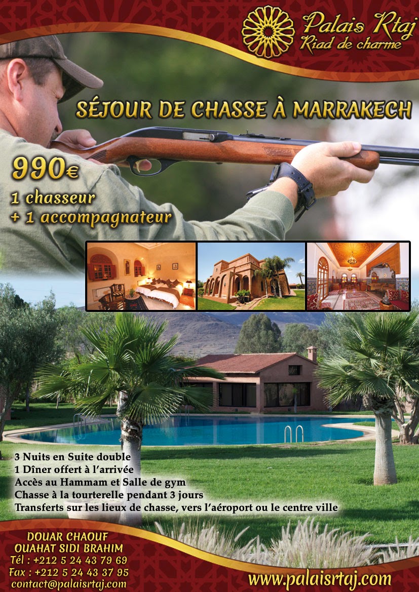 Séjour de chasse à Marrakech