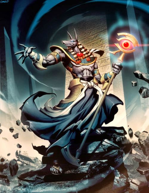 Gonzalo Ordóñez Arias genzoman deviantart ilustrações fantasia games monstros mitologias deuses Anúbis Gonzalo Ordóñez Arias genzoman deviantart ilustrações fantasia games monstros mitologias deuses Anúbis