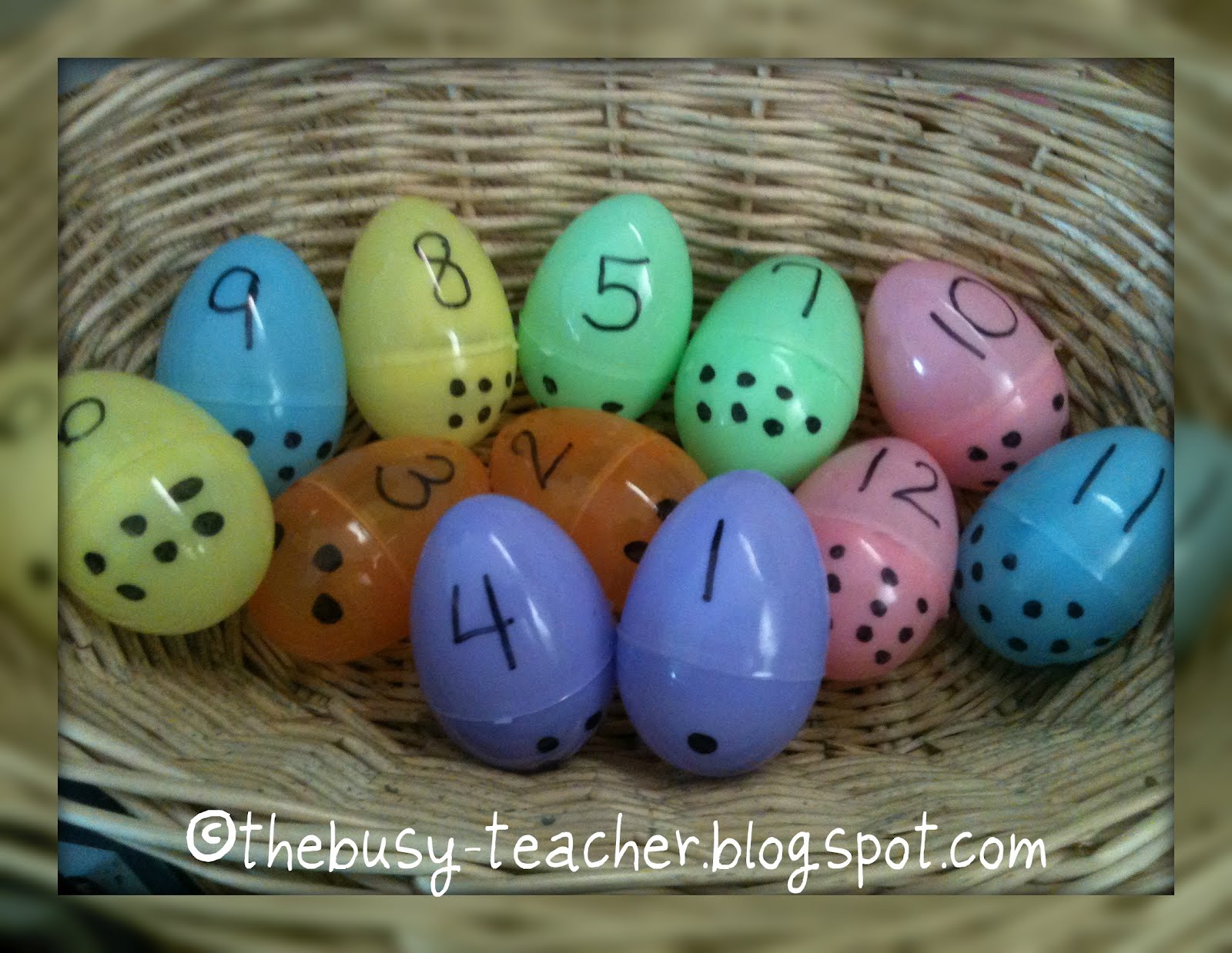 The Busy-Teacher: Easter Egg Matching