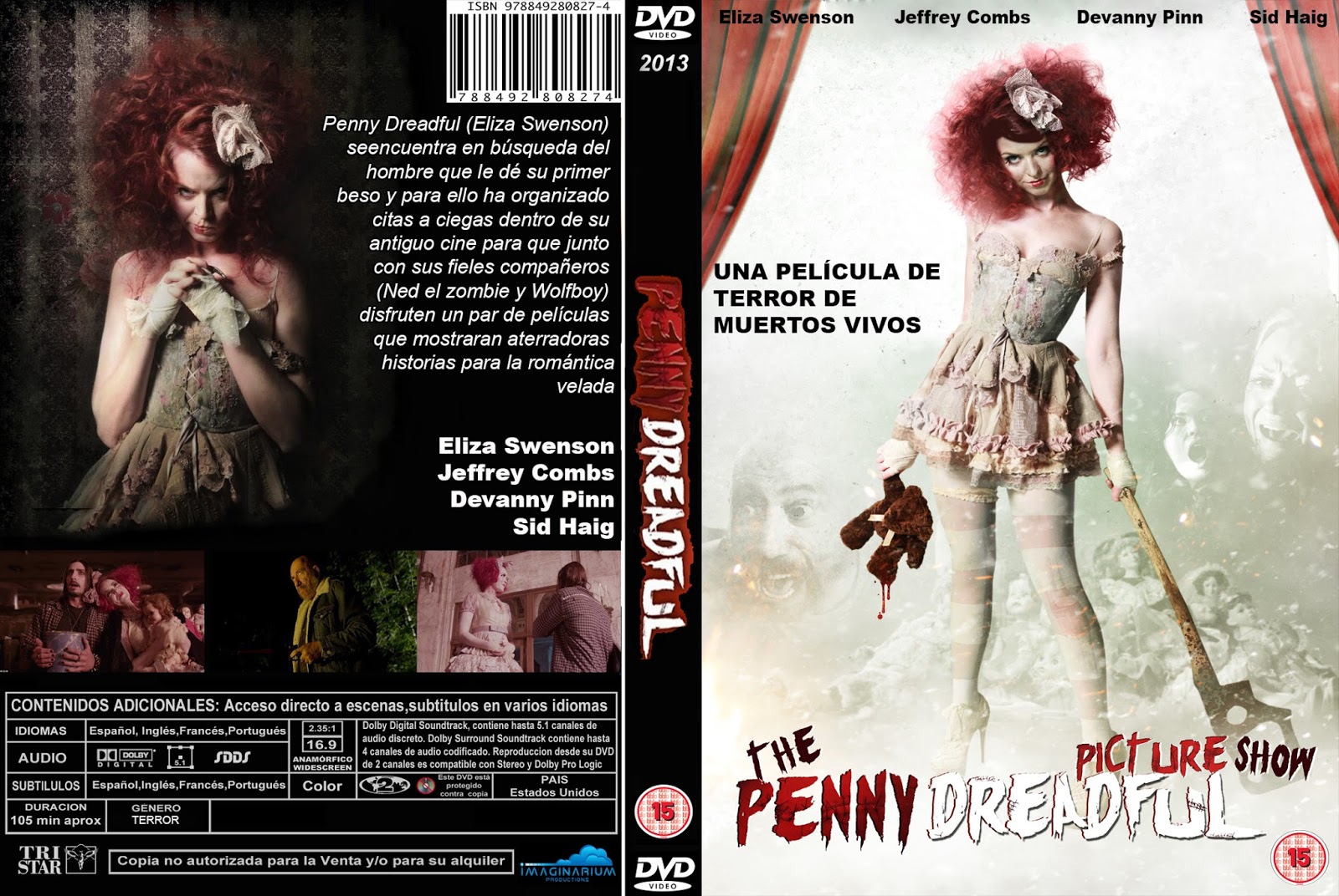 PB DVD Cover / Caratula FREE THE PENNY DREADFUL PICTURE SHOW DVD