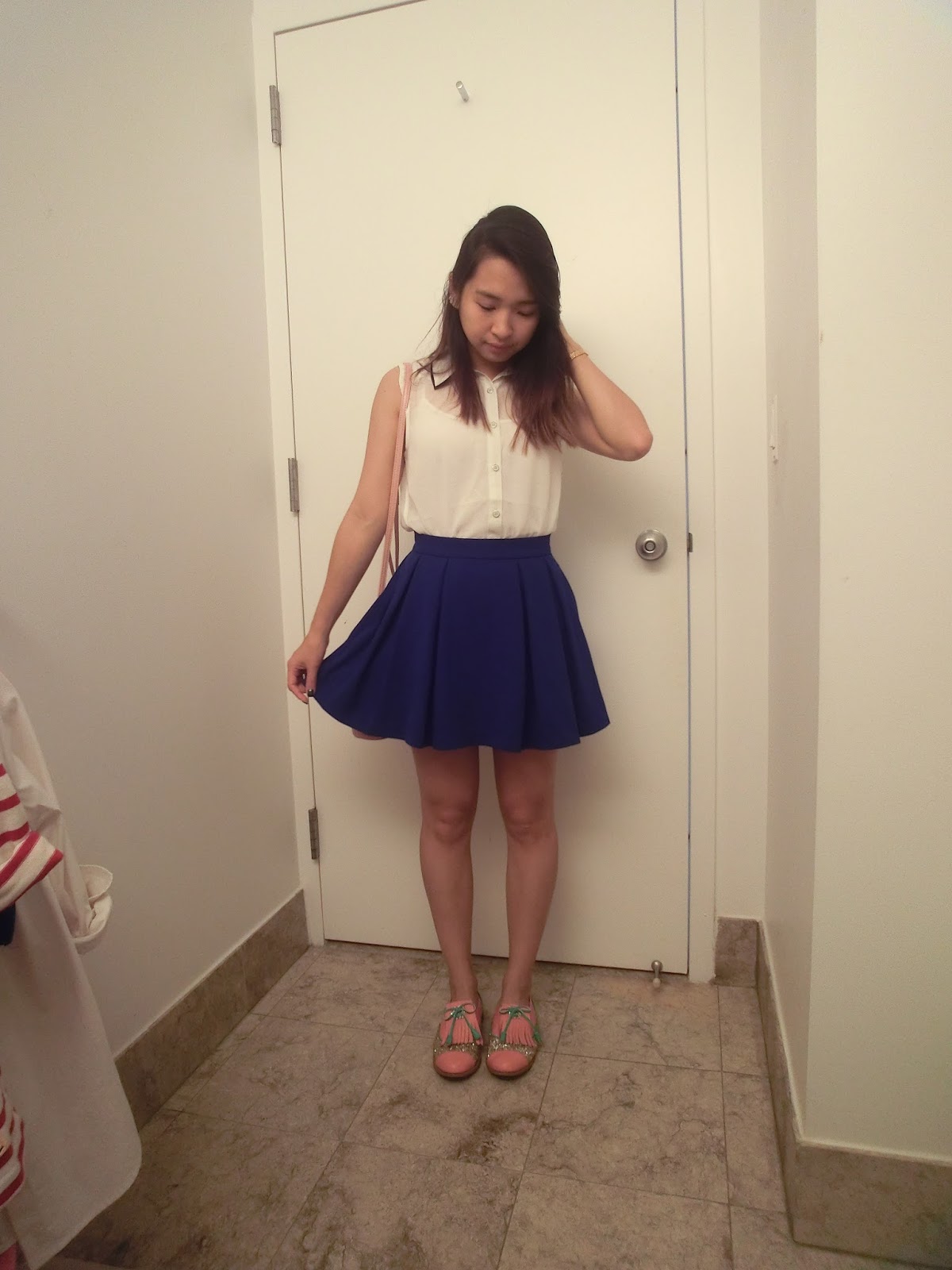 Lazy laundry Royal Blue Skort