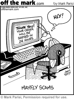 Cartoon Online Shopping