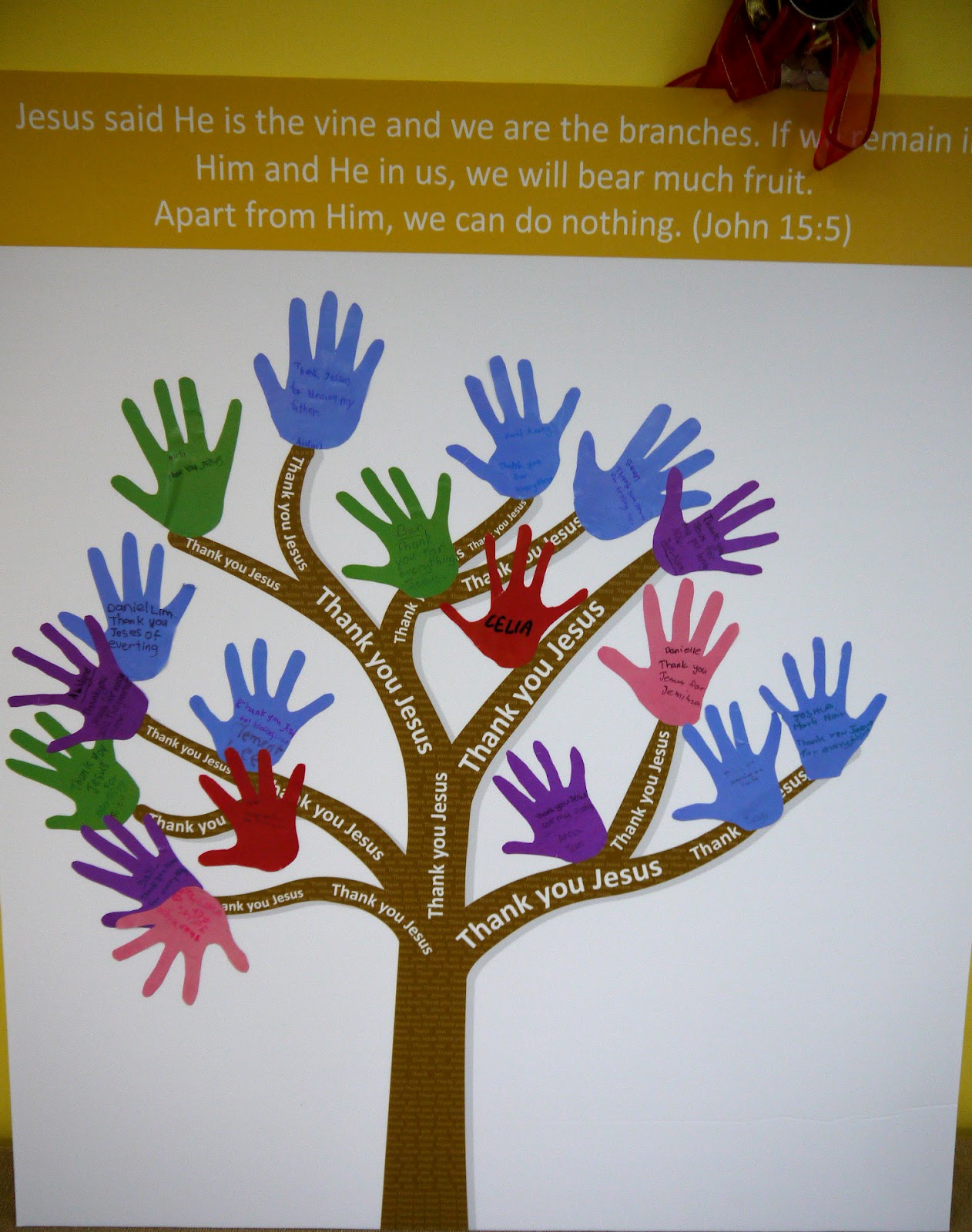 Growing Kids in Grace Thanksgiving Tree