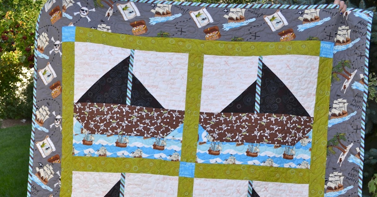 Essential Emily "Pirate Ship" quilt
