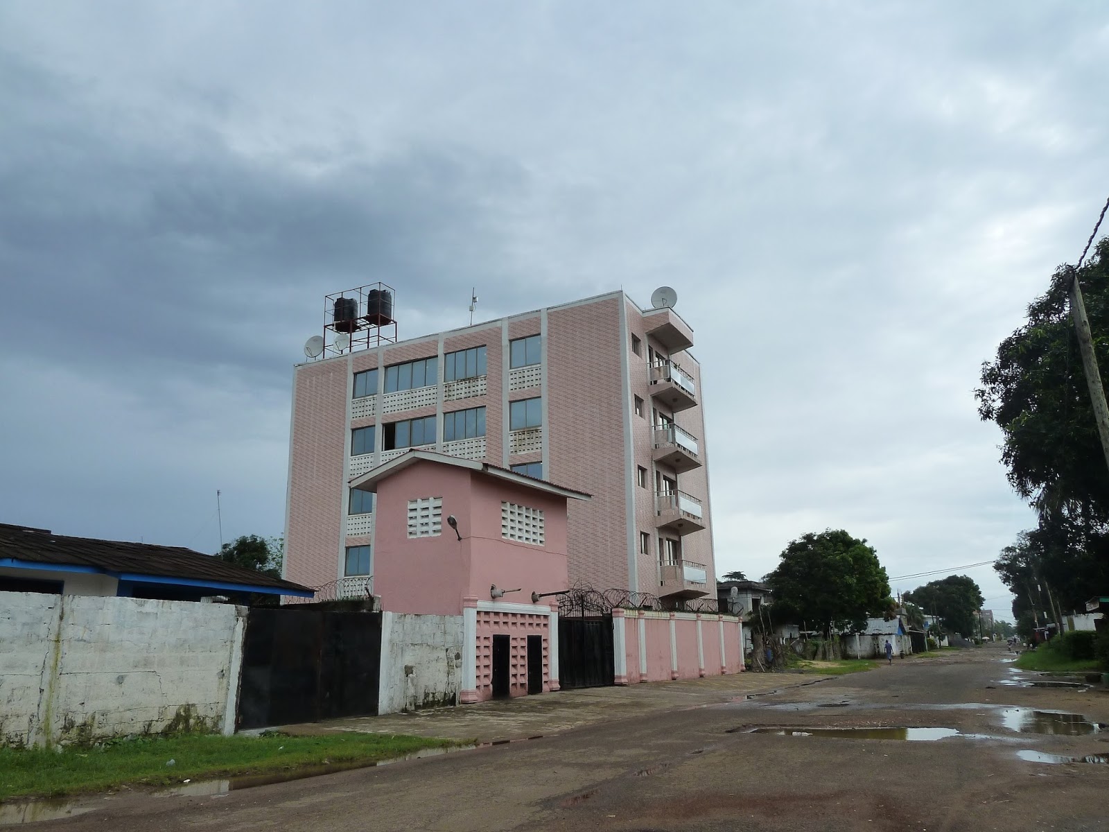 Moved 2 Monrovia Building of the Month Pink Apartment Block