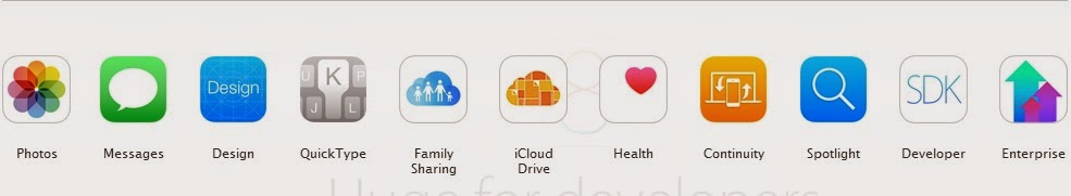 iOS Menu iOS Menu