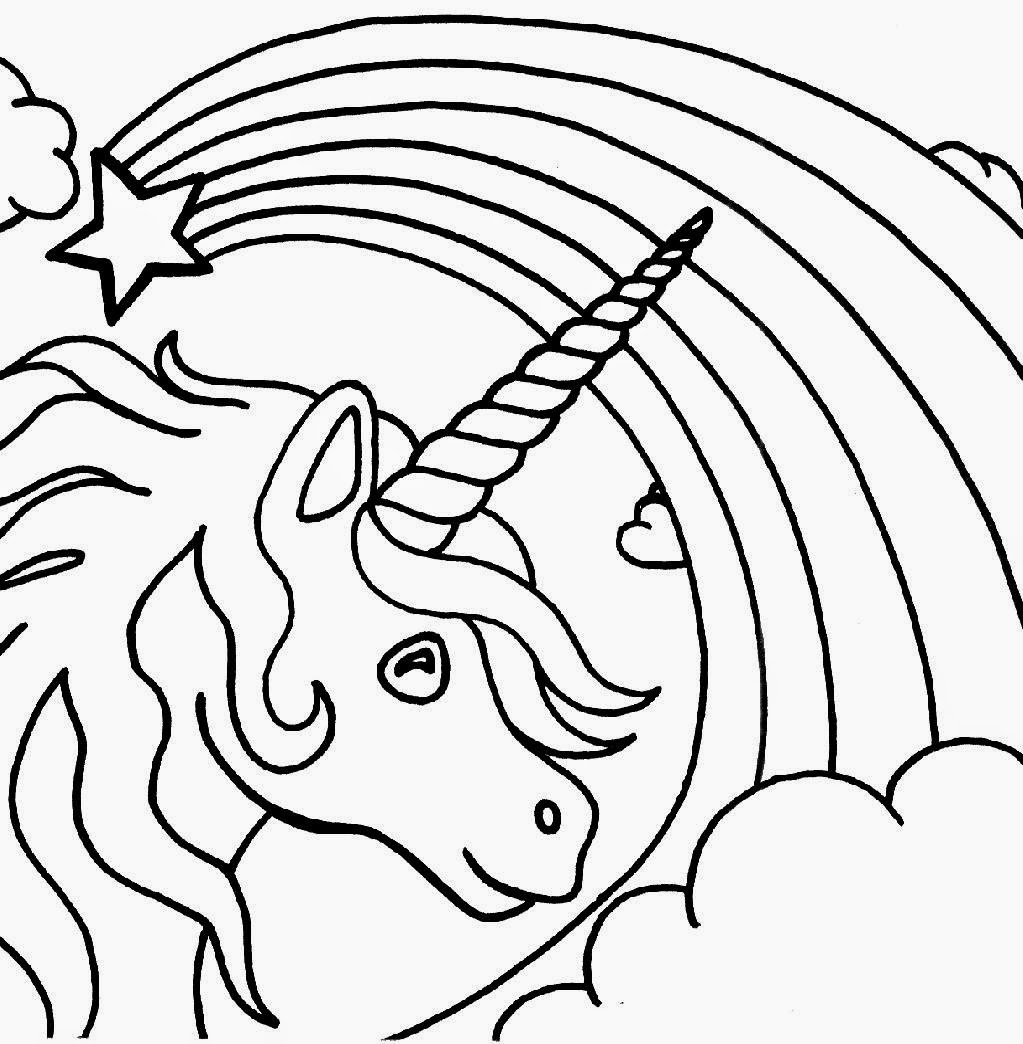 Unicorn Coloring Sheet | Free Coloring Sheet