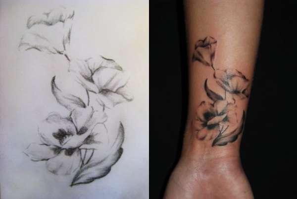 Poppy Sleeve Tattoo
