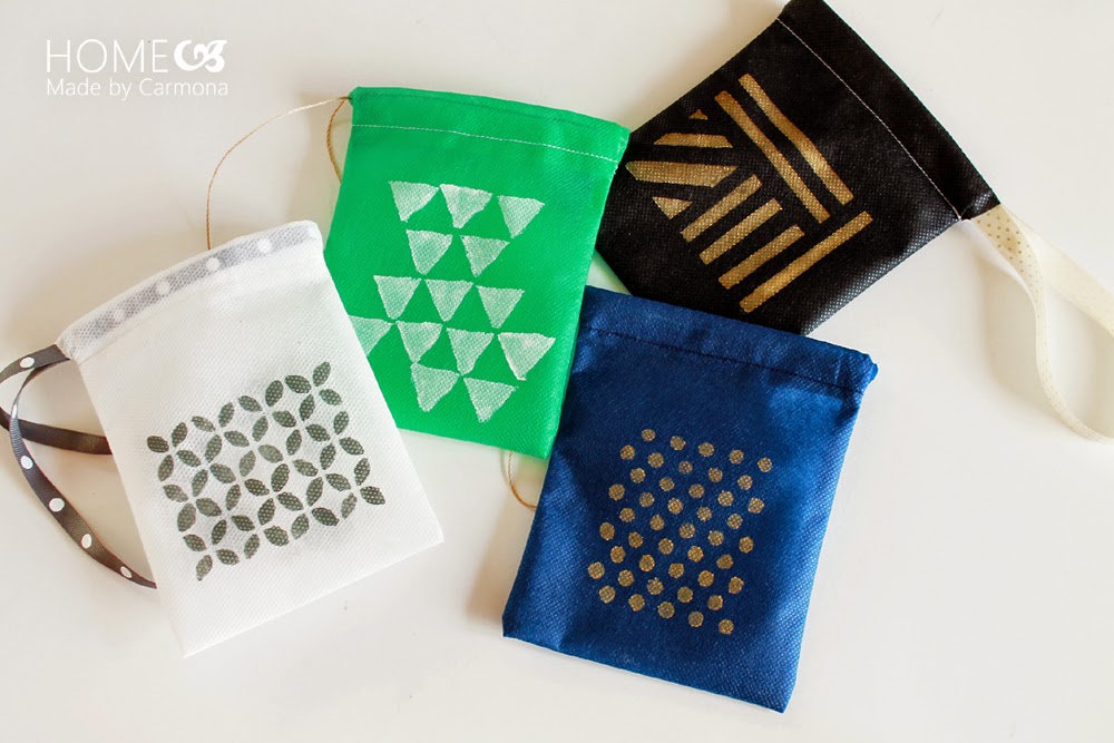 How to Make Cute DIY Drawstring Bags Home Made by Carmona