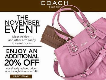 Coach factory outlet free shipping coupon code