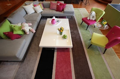 sala moderna gris fucsia y verde lima sala moderna gris fucsia y verde lima