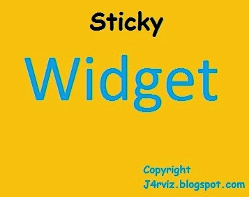 Cara Membuat Sticky Widget di Sidebar Blog Cara Membuat Sticky Widget di Sidebar Blog