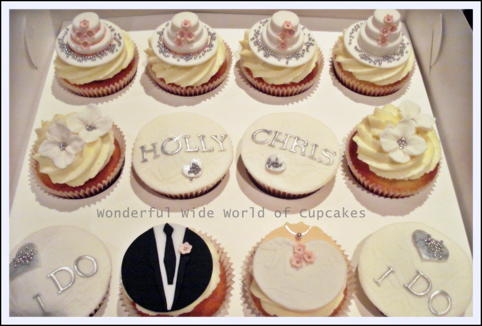 Wonderful World of Cupcakes Engagement Cupcakes