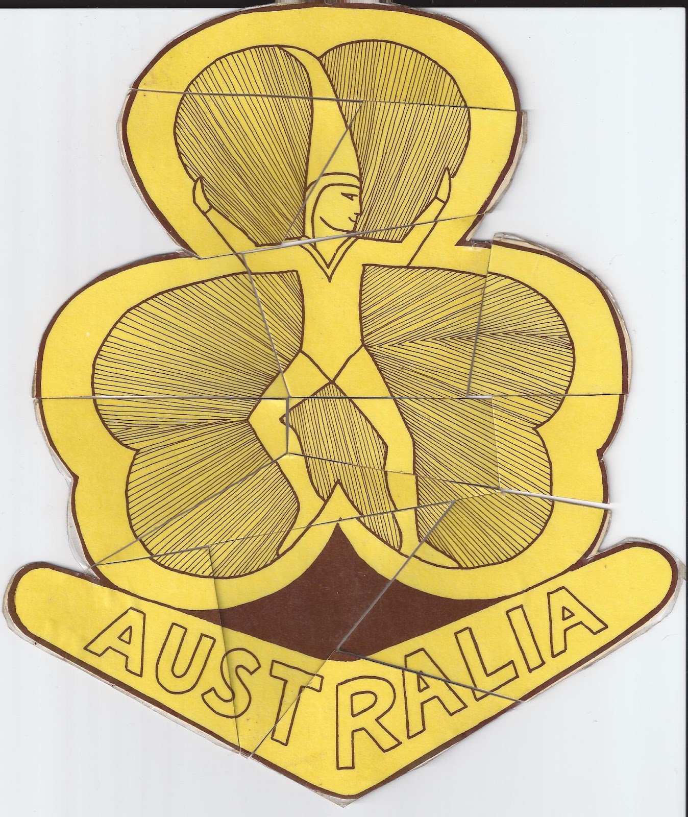 Our World Thinking Day experiances Very old Australian Brownie Guide