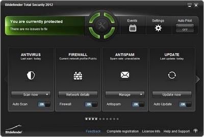 BitDefender Total Security 2012