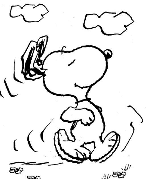 Fun Coloring Pages Snoopy Coloring Pages