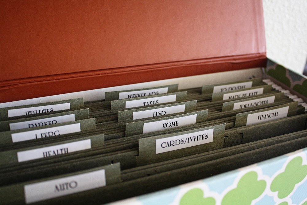 Made By Katy Organized Home Mail Sorting Center