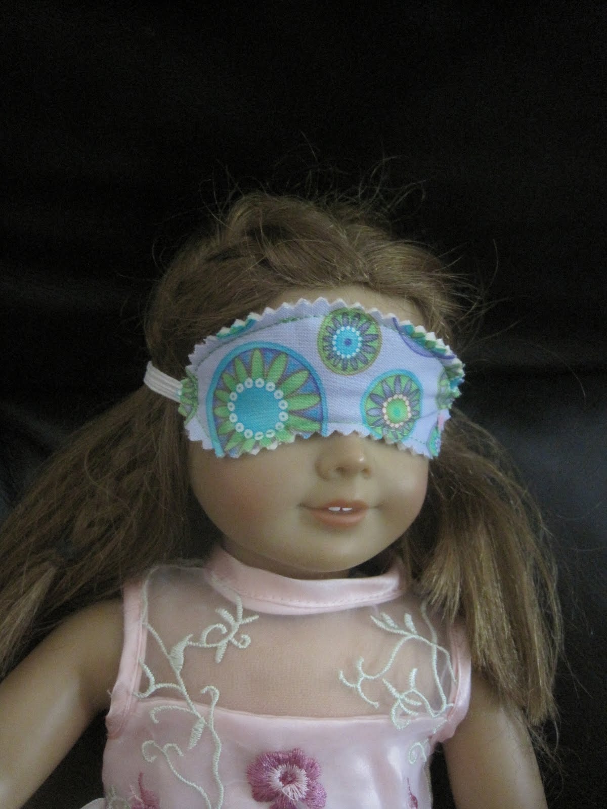 Quilting Hottie Haven Real Girl and American Girl doll sleep mask tutorial