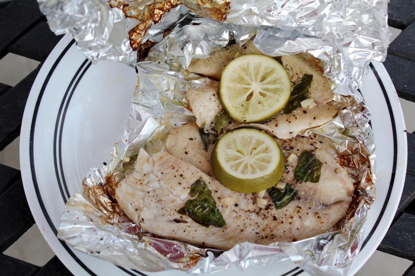 Intrigued with the Lean Grilled Tilapia and Kale Salad improvisation