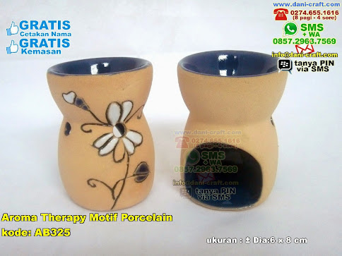 Aroma Therapy Motif Porcelain